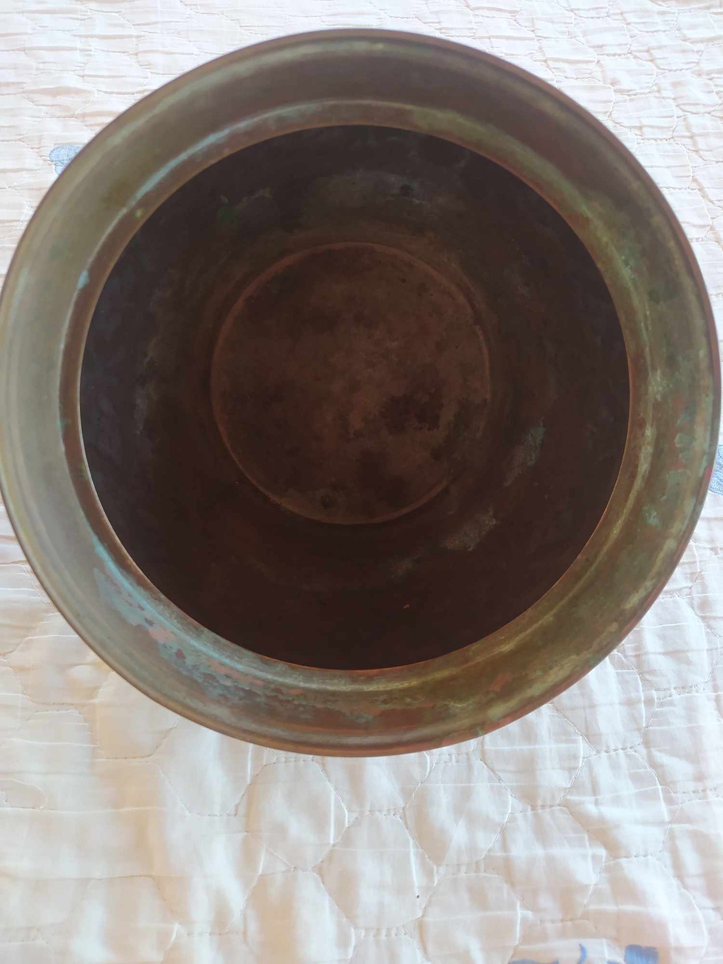 Ancient Copper Mortar & Pestle — Nablus (Flavia Neapolis), Palestine | Ottoman Era, c. 1700s